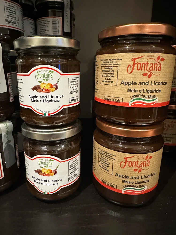 Fontana Apple and Licorice Spread (Mela e Liquirizia)