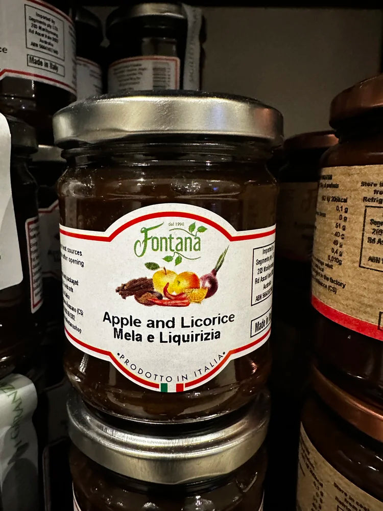 Fontana Apple and Licorice Spread (Mela e Liquirizia)