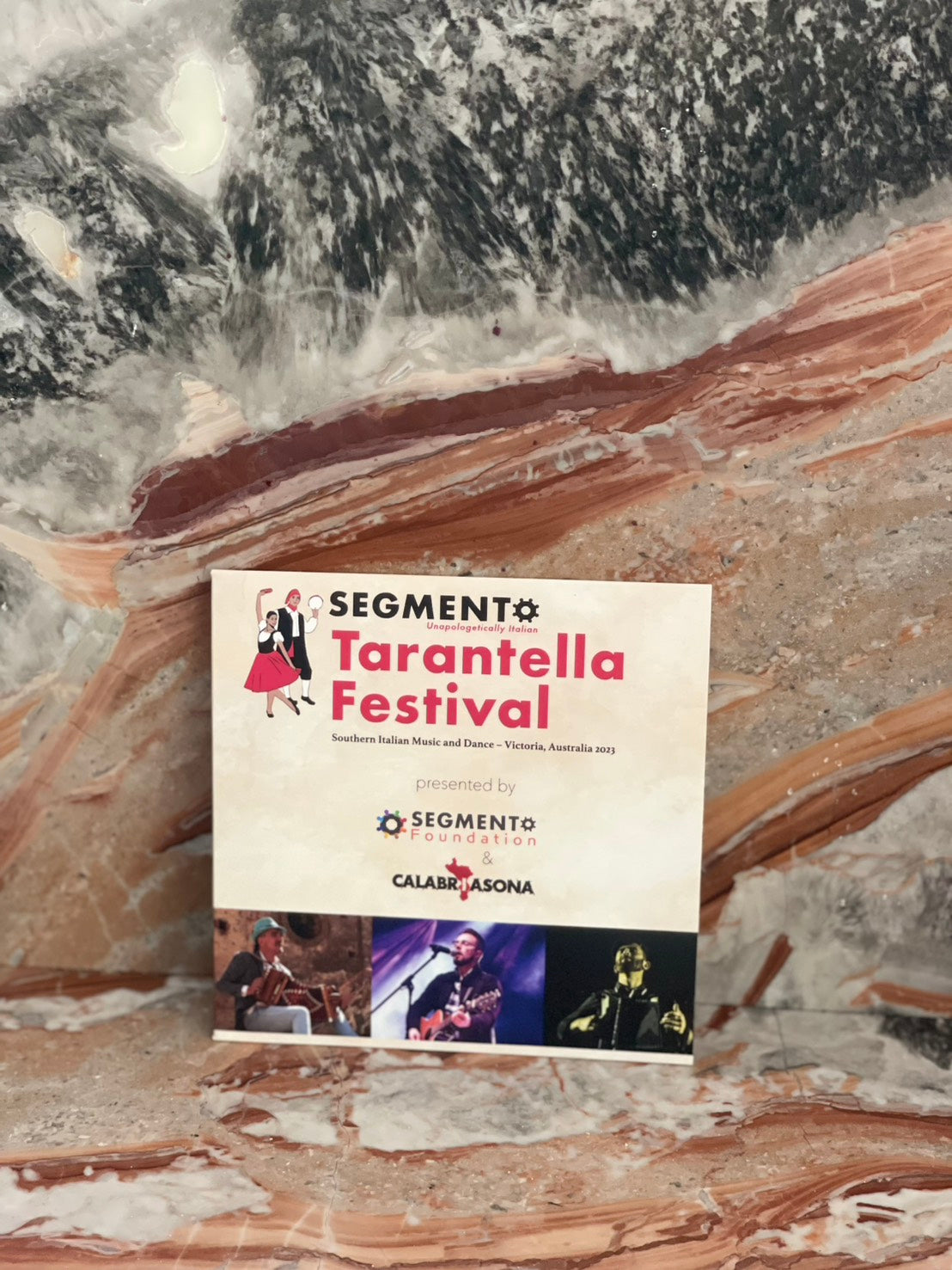 Segmento Tarantella Festival Information Card / Flyer