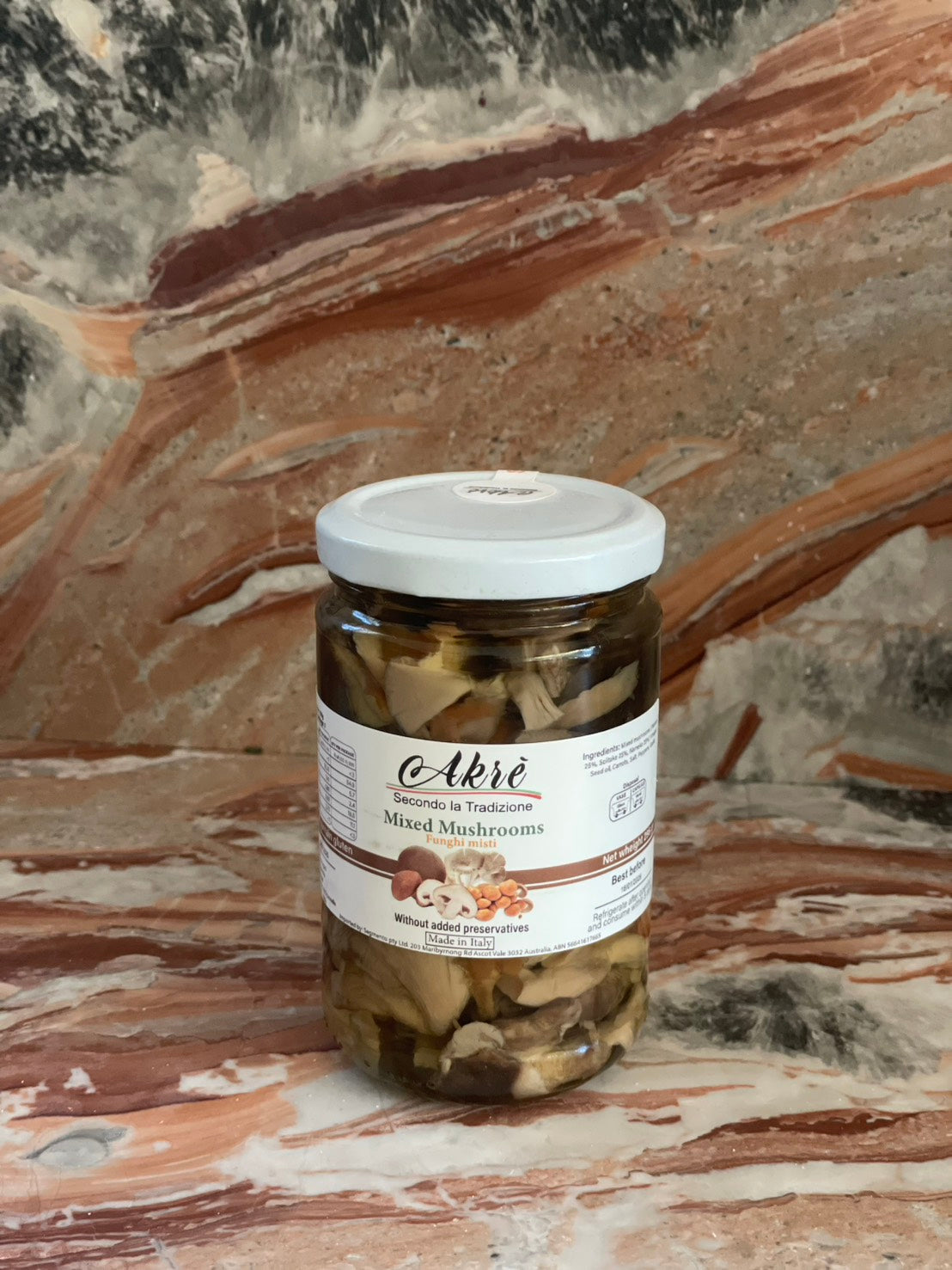 Akrè Mixed Mushrooms in Oil - Secondo la Tradizione (No Preservatives)