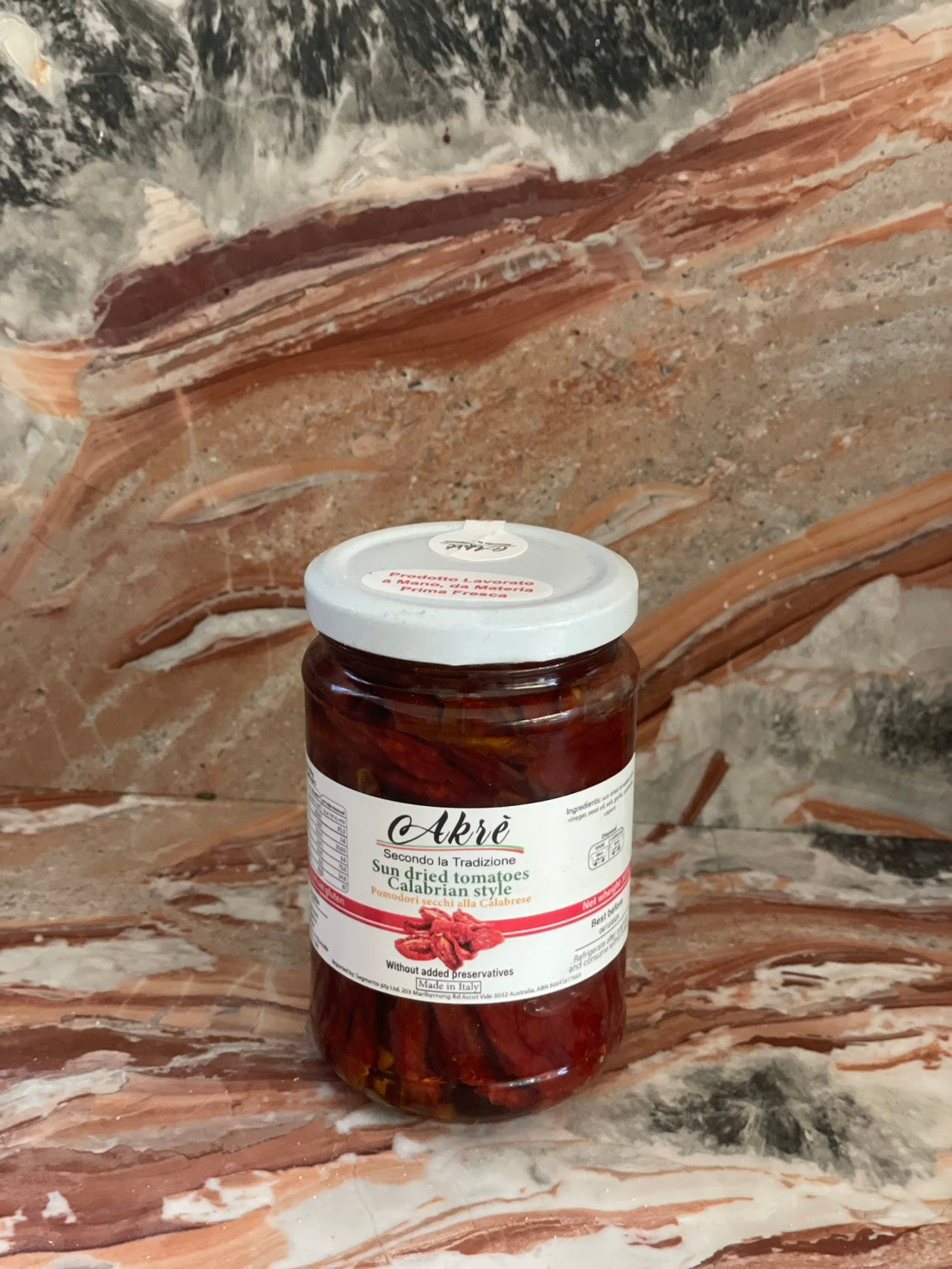 Akrè Sun-Dried Tomatoes in Oil - Senza Conservanti (No Preservatives)