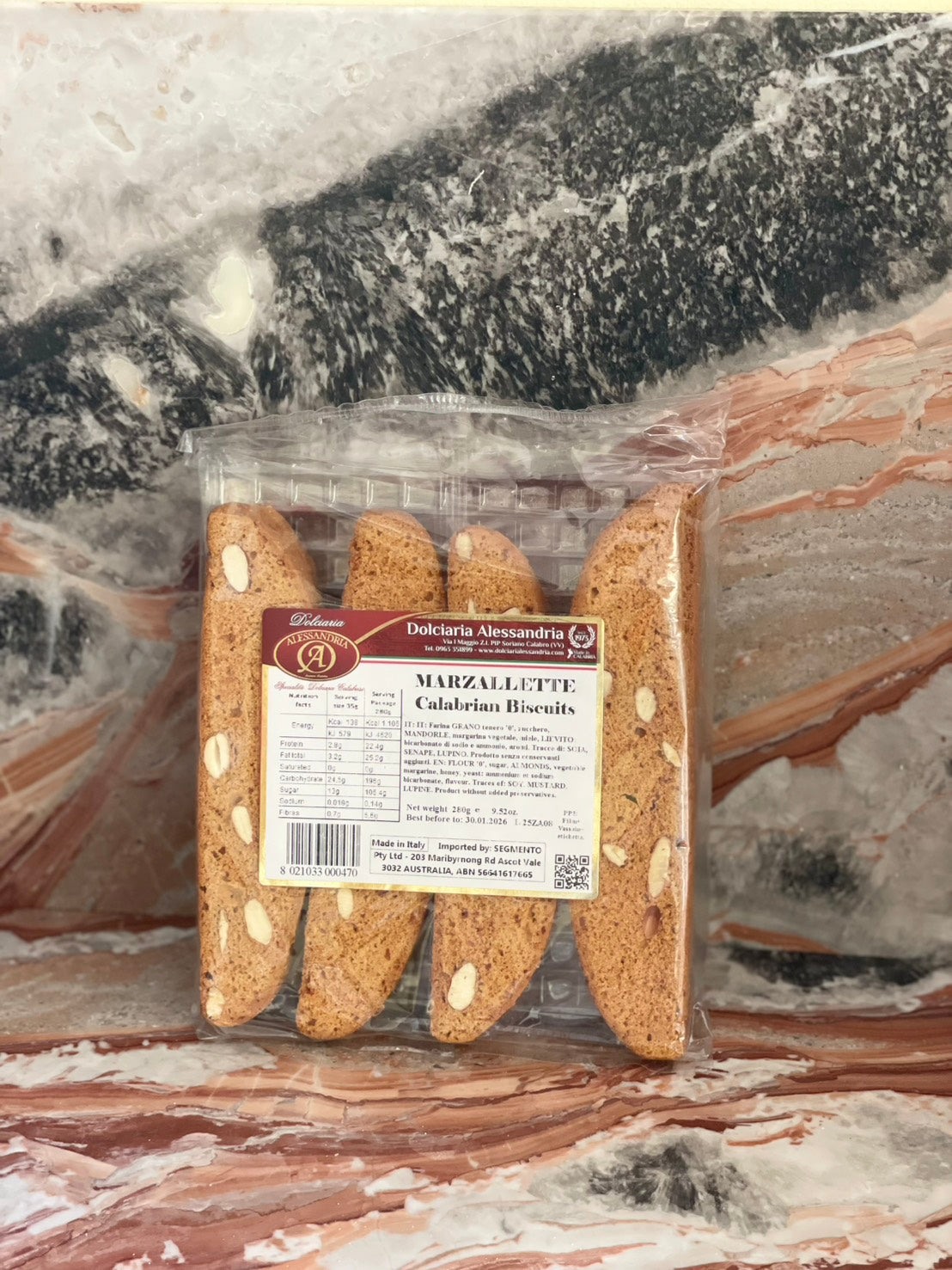 Dolciaria Alessandria Marzallette - Calabrian Almond Biscuits 250g