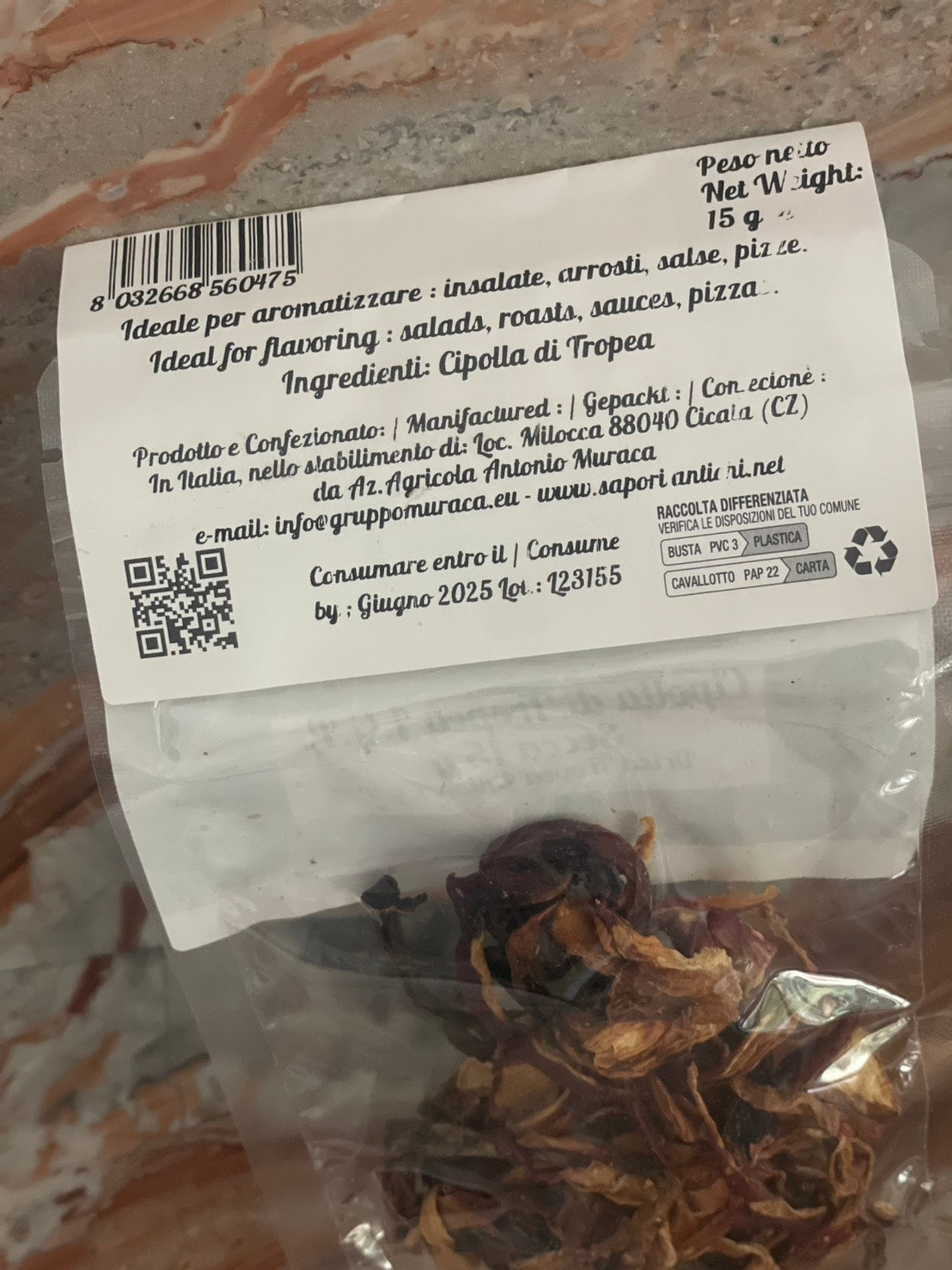 Saporì Antichi Dried Tropea Onion I.G.P.