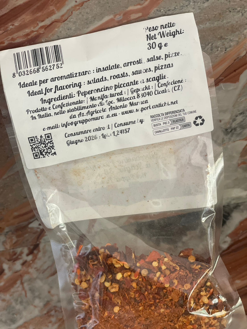 Saporì Antichi Calabrian Hot Pepper Flakes
