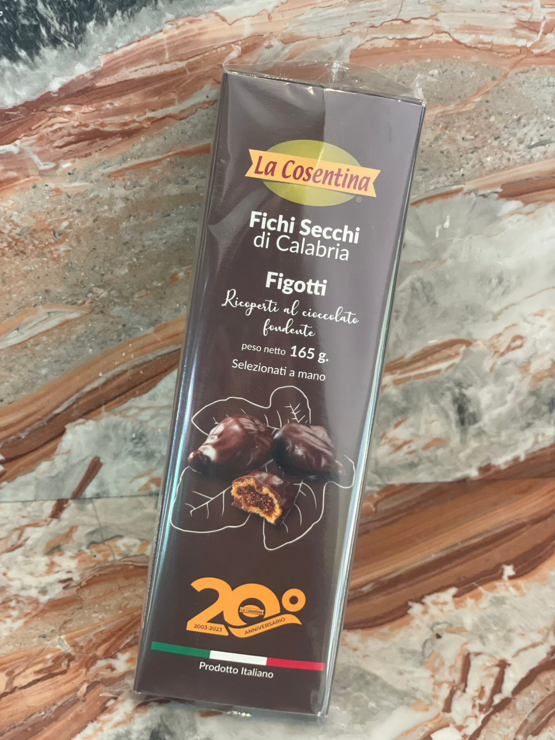 Dark Chocolate–Covered Dried Calabrian Figs (Figotti) – La Cosentina (165 g)