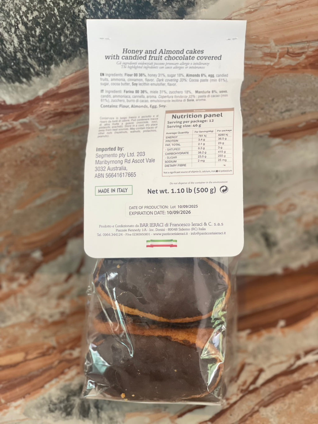 Chocolate-Covered Susumelle – Antica Pasticceria Jeraci (500 g)